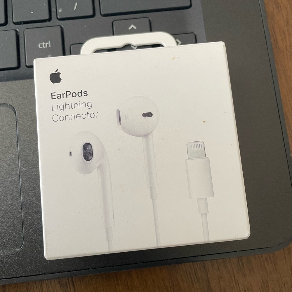 New & Never Used Apple EarPods with Lightning Connector